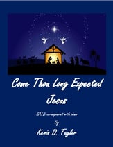 Come Thou Long Expected Jesus SATB choral sheet music cover